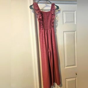 Girls sleeveless jumpsuit